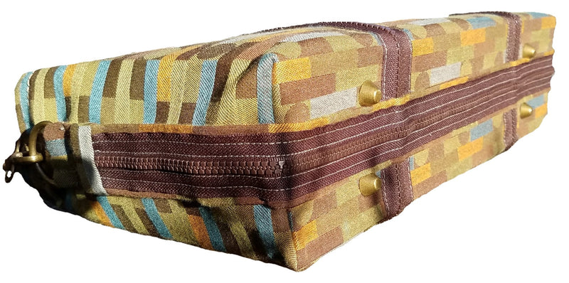 Liz Jordan Designs - Handcrafted - Business tote with zipper top - Custom Made - Made to order - Stepping Stones Collection #1001