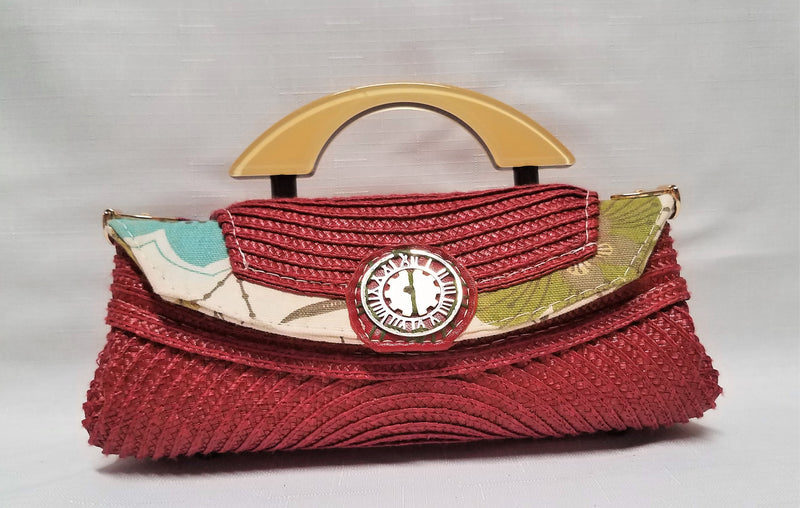 Eclipse | Raspberry - Handcrafted - Little handbag