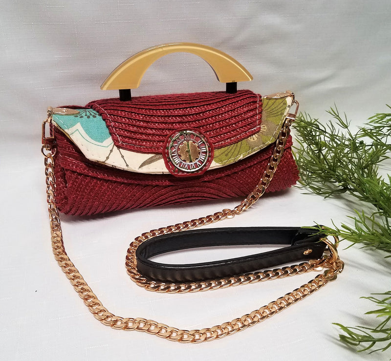 Eclipse | Raspberry - Handcrafted - Little handbag