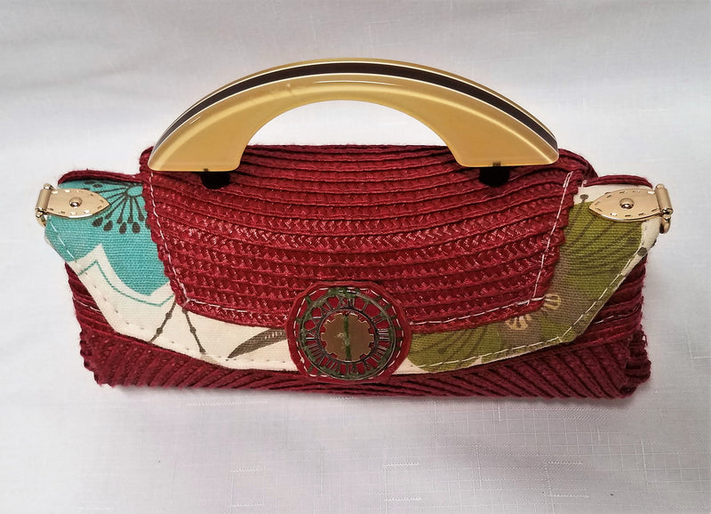Eclipse | Raspberry - Handcrafted - Little handbag