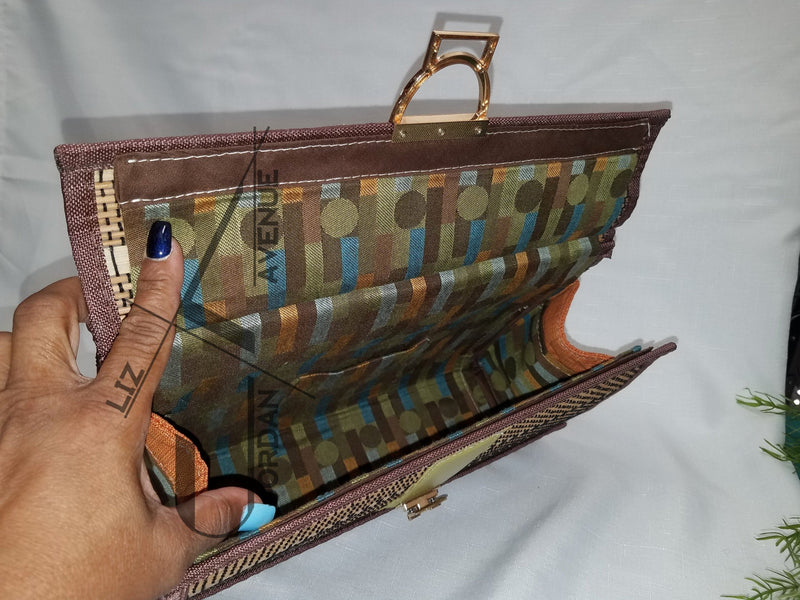 Autumn Breeze Recycle Leather And Bamboo Handbag Bags Handbags Purses